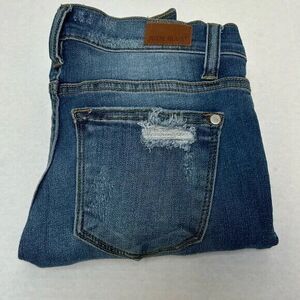 Judy Blue Leopard Print‎ Patch Skinny Distressed Jeans Style# 8265 size 0/24